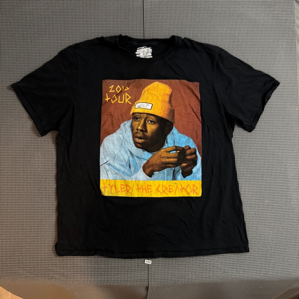 Nike Tyler The Creator 2014 Tour Shirt Vince Staples XXL Black Graphic Tee